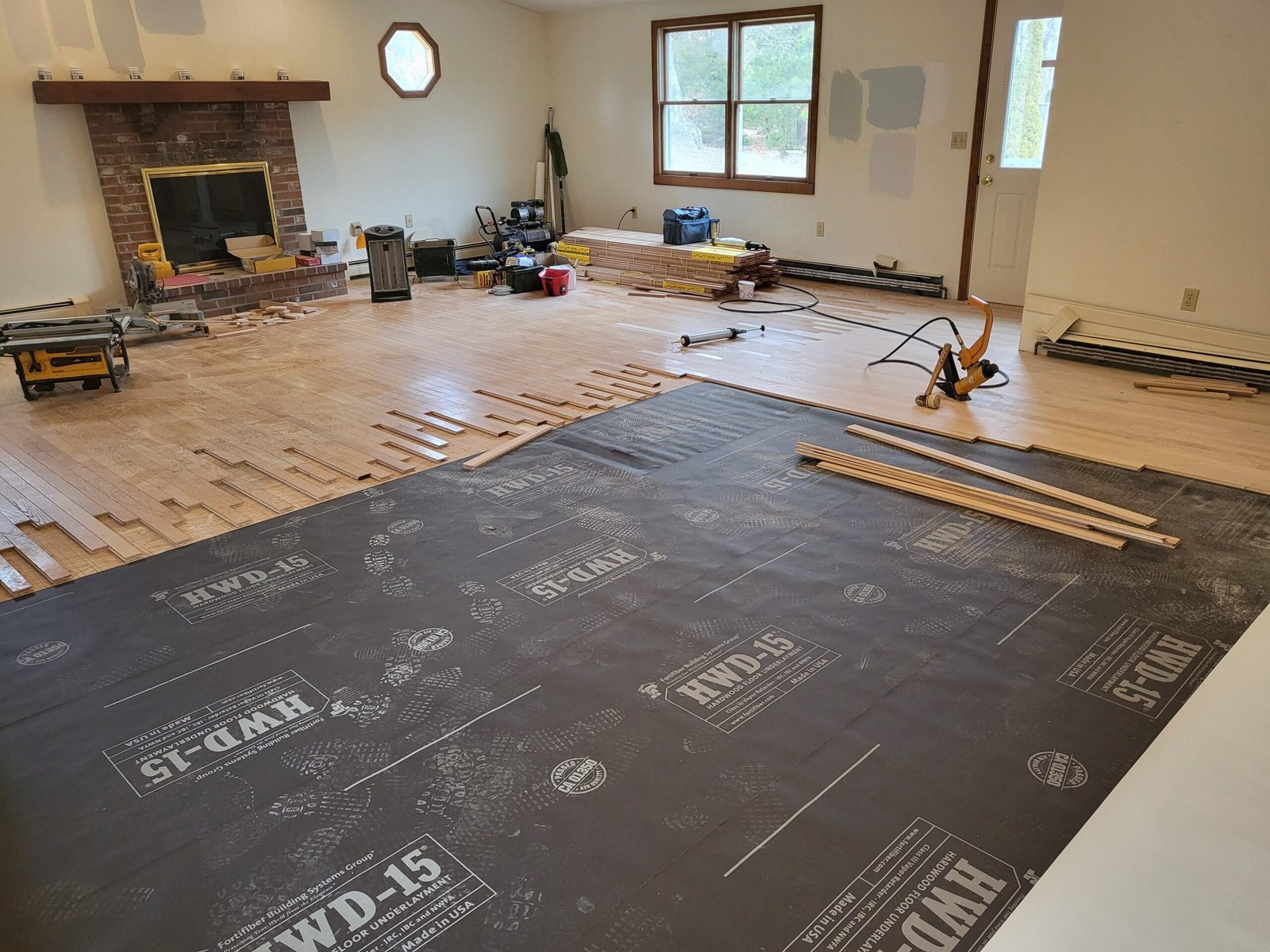 Hardwood Floor Addition — I&P Flooring project