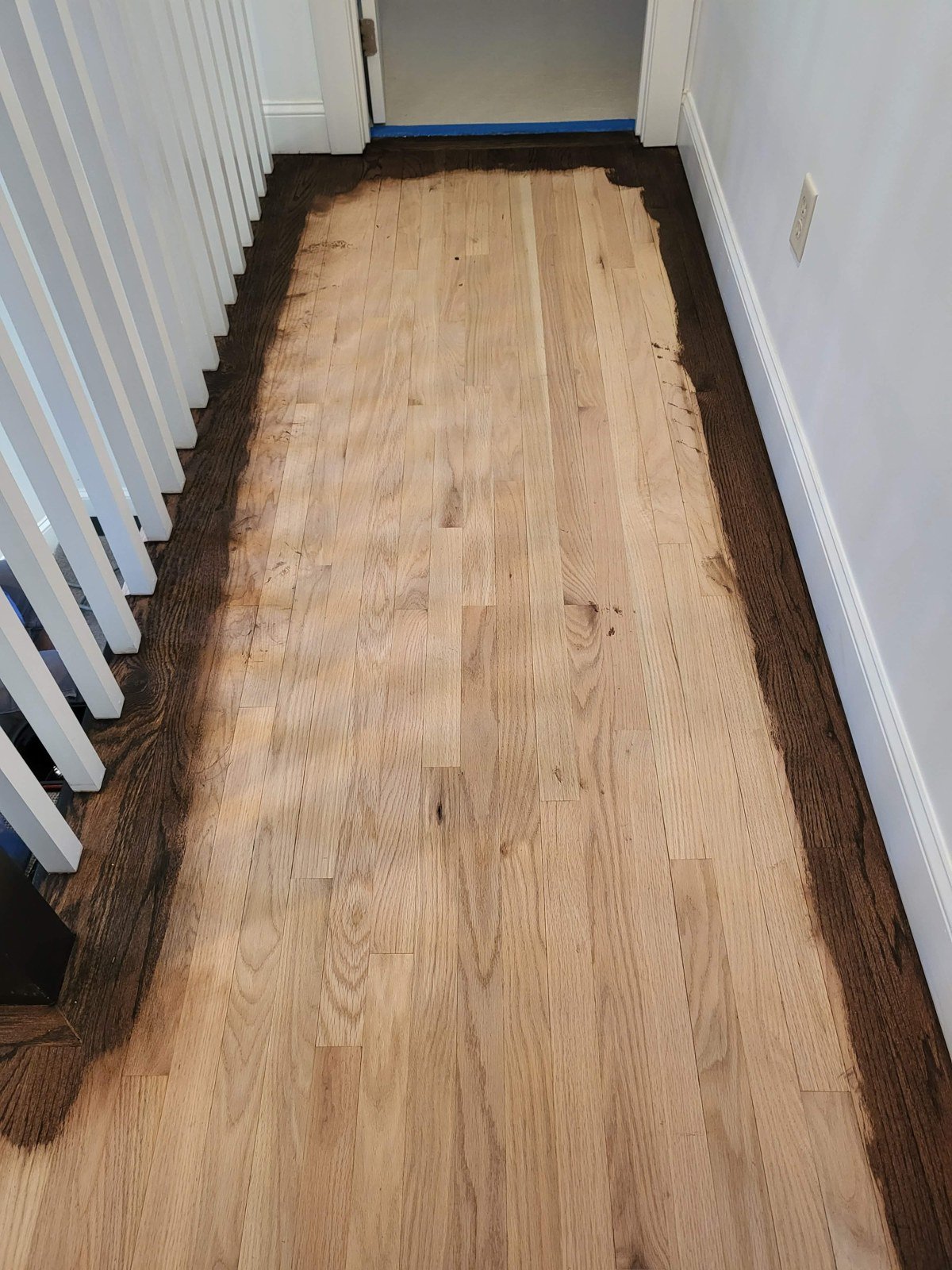 Wood floor repair with replacement boards — I&P Flooring project
